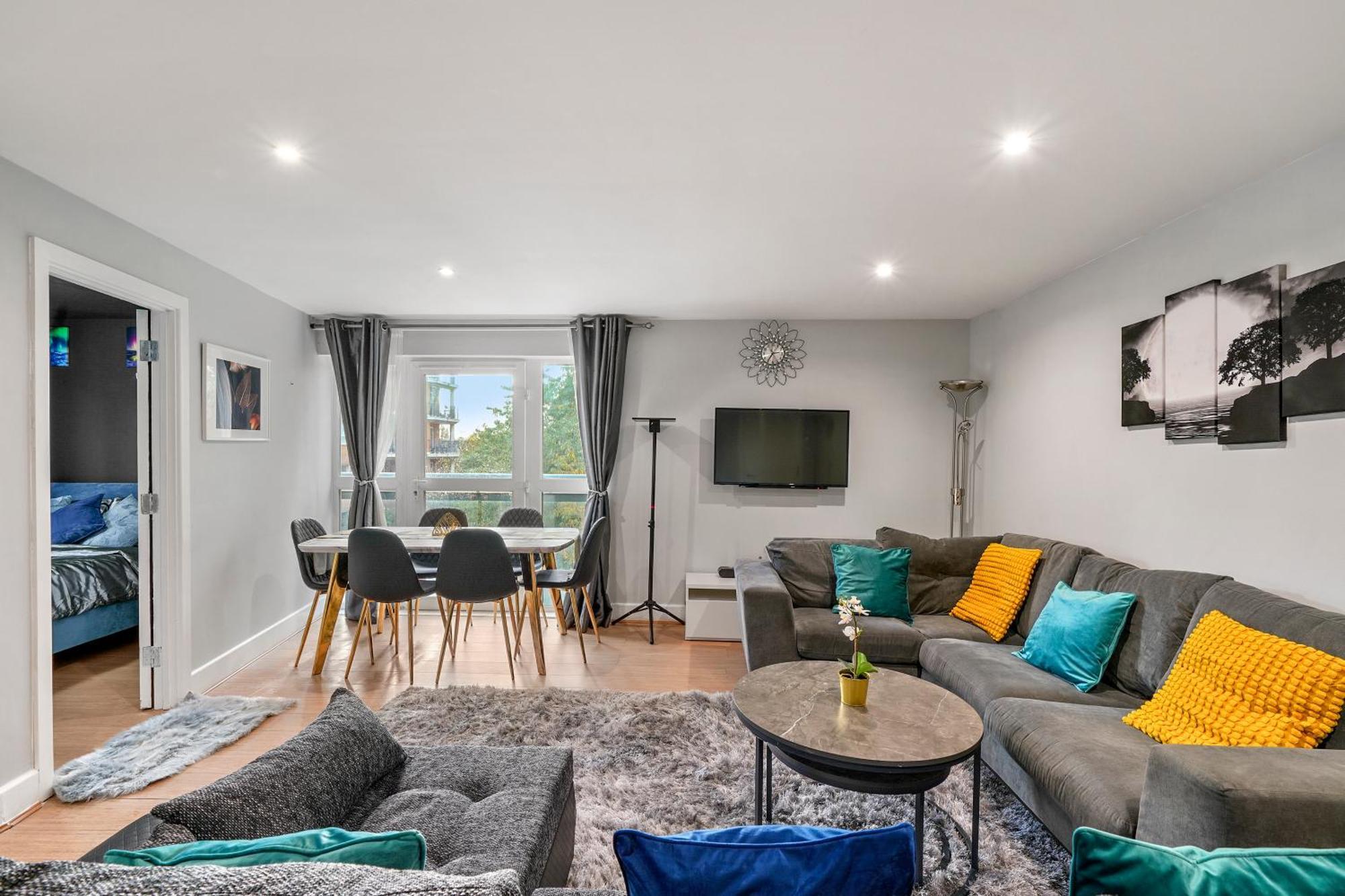 Elegant 3Br 2Bath Flat In Canary Wharf - O2 -Excel 伦敦 外观 照片