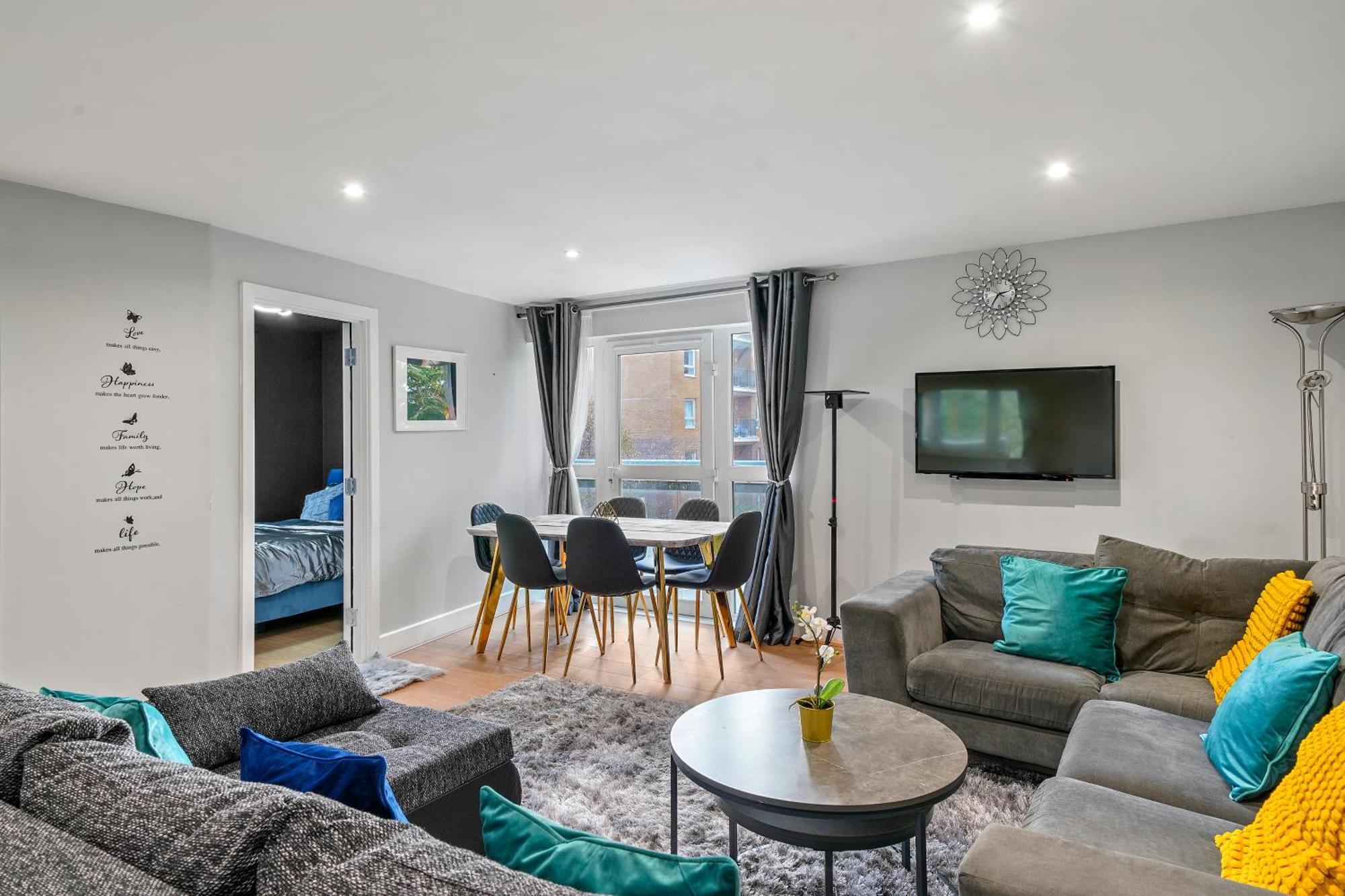 Elegant 3Br 2Bath Flat In Canary Wharf - O2 -Excel 伦敦 外观 照片